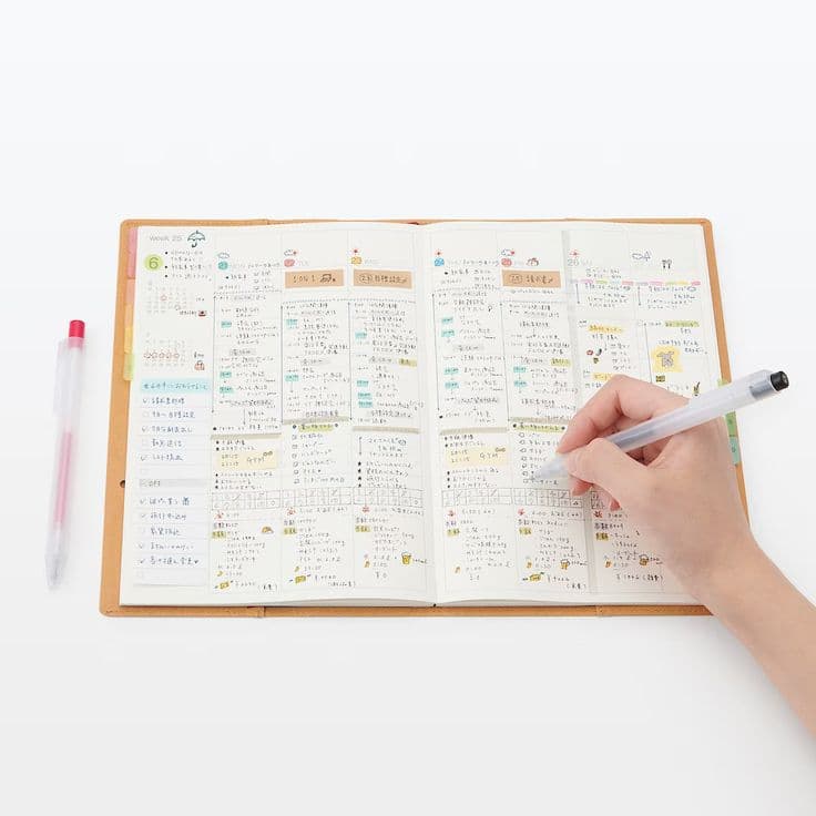MUJI Gel Ink Ballpoint Pen Knock Type 0.5mm